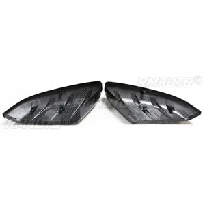 ฝาครอบกระจกมองข้างคาร์บอนไฟเบอร์แบบแห้งสำหรับ Honda Civic รุ่นที่ 10 สไตล์ Mugen Type-R FK8 ปี 2016-2021 อะไหล่เปลี่ยนเคสกระจกมองข้าง - Product Image 4