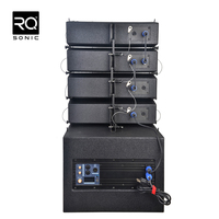 Système audio RQSONIC LA615D 5600W, sonorisation, système de sonorisation professionnel, enceintes actives en bois, système de sonorisation en ligne