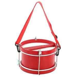 Juguete de madera de educación temprana profesional, instrumentos musicales de percusión para niños, tambor de marcha con cinturón <span class=keywords><strong>Orff</strong></span> - Product Image 5