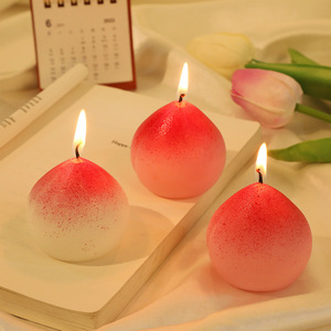 Đào hình nến thơm bán buôn Nhà Sáng tạo mô phỏng hương thơm trái cây với tay Quà Tặng nến trang trí xuyên biên giới - Product Image 4