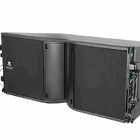 Système de sonorisation actif Dual10"700W Line Array, 75 cœurs Neo LFAdd HF, 99 dB, 120 °   Multiplicateur 10 ° Contreplaqué pour l'extérieur