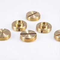 High Precision 5 Axis CNC Machined Brass Titanium Parts Aerospace Medical Service OEM Tight Tolerance