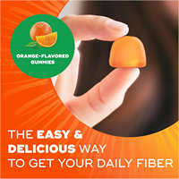 Gomitas de Fibra Prebiótica FibrePure para la Salud Digestiva - 120 Gomitas de Naranja, 5g de Fibra Vegetal, Sin Azúcar - Dropshipping y 3PL