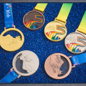 Campionati di Karate Jiu Jitsu Taekwondo del mondo su misura 1 ° 2 ° posto 3 ° posto gara premi eco-friendly Logo personalizzato Sport medaglia in metallo - Product Image 1