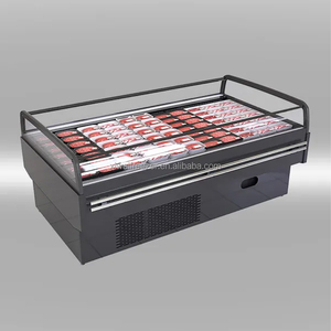 Réfrigérateur de charcuterie numérique refroidi par air commercial Réfrigérateur de boucher à affichage de viande et de poisson frais à température unique pour les magasins - Product Image 5