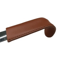 Porte-chaussures en forme de corne, accessoire en métal, poignée en cuir, pour personnes âgées et paresseuses, outil en acier inoxydable, MH01LH