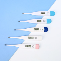 Cubierta desechable para sonda digital, termómetro electrónico de frente y axila con punta suave, de plástico, para uso doméstico, médico y pediátrico.