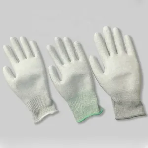 Connecteurs et bornes en argent, tissu polyester ESD, revêtement antistatique en PU pour la paume, ajustement parfait pour la paume, Carbon 2006 <span class=keywords><strong>Boulevard</strong></span> 200, garantie 1 an - Product Image 5