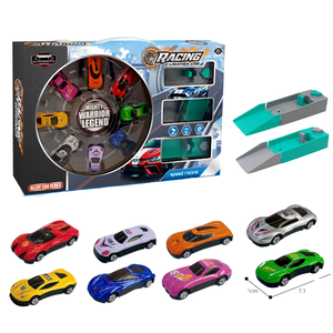 Panda 1:64 Mini auto da corsa Diecast Set libero ruota veicolo in metallo con lega e plastica modello scorrevole a caldo modello catapulta - Product Image 1