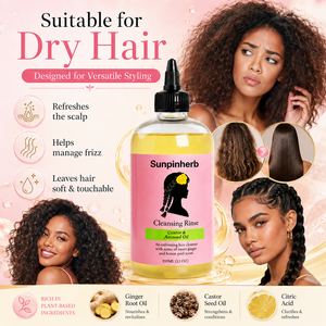 Private label Sweet Rose Ginger Anti-Dandruff Nourishing Damaged Castor anissed Oil Hair Curly <b>Shampoo</b> - Product Image 5