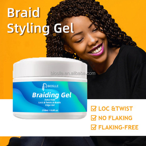 Logo personnalisé femmes cheveux longs perruques tresses Stying Braid Gel <span class=keywords><strong>Locks</strong></span> vendeur de gel de tressage - Product Image 2