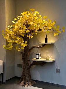 <span class=keywords><strong>Arbre</strong></span> artificiel de <span class=keywords><strong>Ginkgo</strong></span> <span class=keywords><strong>biloba</strong></span> à l'aspect naturel, feuilles dorées, pour jardin, parc, cour, décoration paysagère extérieure - Product Image 4