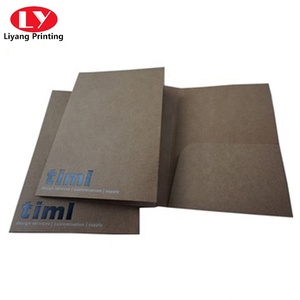 Tùy Chỉnh Tái Chế Kraft Giấy Cá Nhân Hoá A5 A4 <span class=keywords><strong>A3</strong></span> Tài Liệu Tập Tin Thư Mục Với Màu Đen Dập Nổi In Ấn - Product Image 6