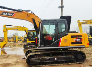 <b>Cheap</b> Price Good Original Used Sany Sy155C SY155H Excavators 15 Ton Crawler Hydraulic Sany 155 Thumb Attachment <b>Bucket</b> - Product Image 2