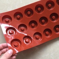Usine Silicone Mini Donut Pan,18 Cavité Donut Cuisson Moule Plateau Muffin Tasses, Moule À Gâteau, Moule À Biscuit