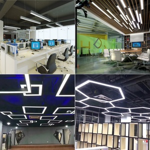 Trung Quốc Nhà Máy Bán Hot Thương Mại Cửa Hàng Văn Phòng Mặt Dây Chuyền Ánh Sáng Nhôm <span class=keywords><strong>Led</strong></span> Tuyến Tính Ánh Sáng Dimmable 4ft 40 Wát 1200 Mét - Product Image 2