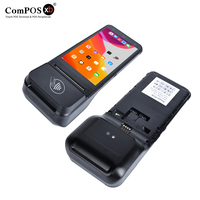 Terminal Punto de Venta Portátil Resistente con Android 13.0, Pantalla Táctil Capacitiva, Escáner de Códigos QR, Impresora de 58 mm, Wi-Fi 6, Qualcomm Quad-Core