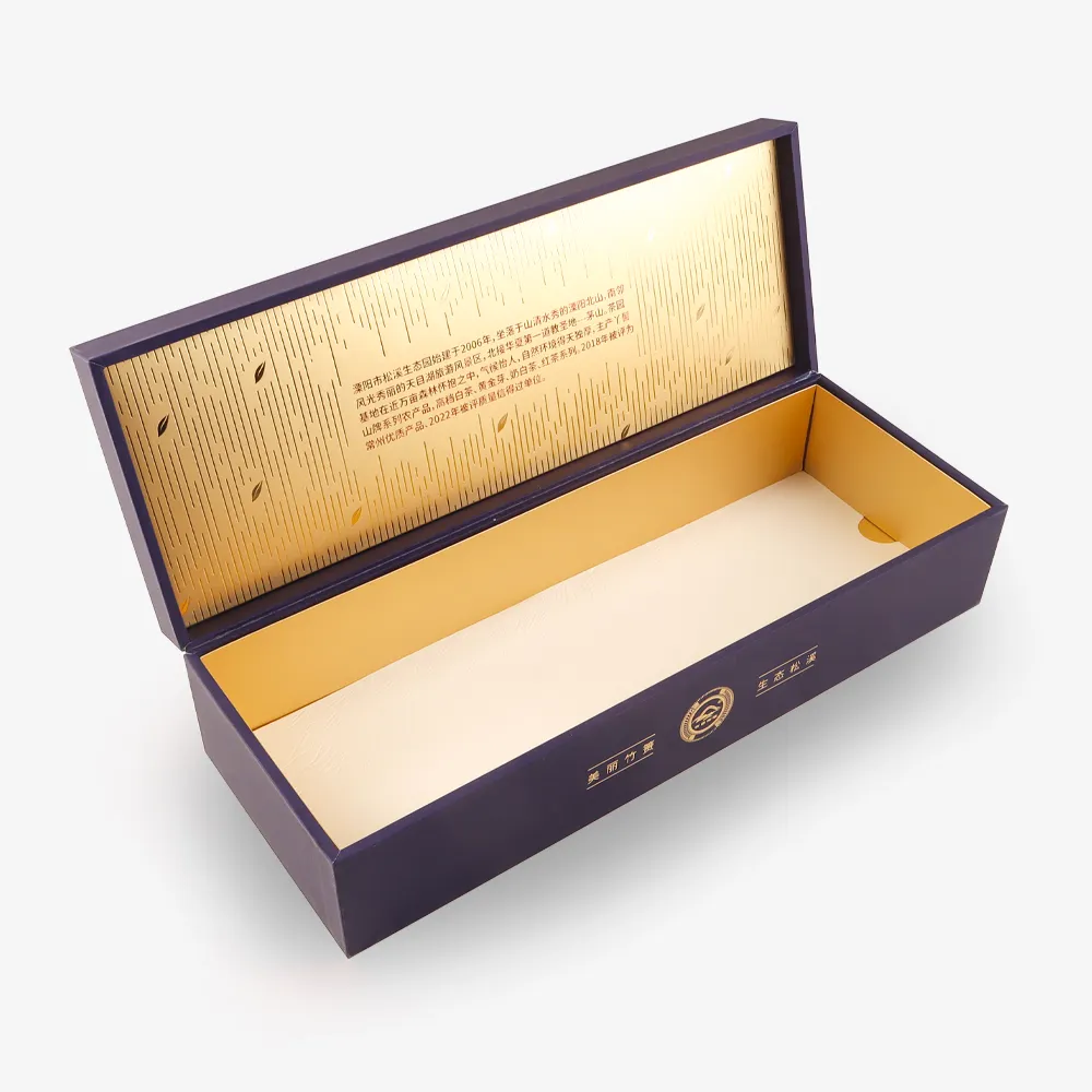 Caja de embalaje personalizada Embalaje de papel de té Caja de regalo Cajas plegables de cartón Paquete con su propio logotipo