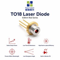 Diode laser industrielle 638 nm 180 mW GH0631IA2KC rouge TO-56 pour instruments de nivellement et d'ingénierie topographique