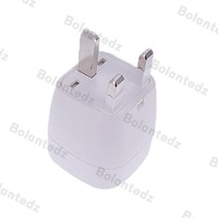 Adaptateur de prise EU vers UK, convertisseur Schuko Type-F vers Angleterre Type-G, 16A vers 13A, connecteur de voyage pour l'Europe vers le Royaume-Uni
