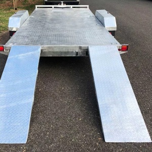 <span class=keywords><strong>Remolque</strong></span> de coche de eje de piso de acero de inclinación completa personalizado para transporte agrícola con alta productividad - Product Image 2