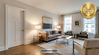 Porte intérieure Shaker en MDF certifiée FSC, peignable, pour projets hôteliers et d'appartements haut de gamme, ODM