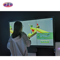 Système de jeu interactif éducatif pour enfants avec écran tactile pour aire de jeux, jeu de puzzle interactif pour club d'enfants