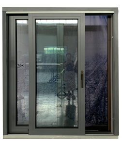 Porta de Correr de Madeira com <span class=keywords><strong>Design</strong></span> Moderno, Vidro Duplo Temperado, Eficiente em Energia, Tamanho Personalizado, Direto da Fábrica - Product Image 3