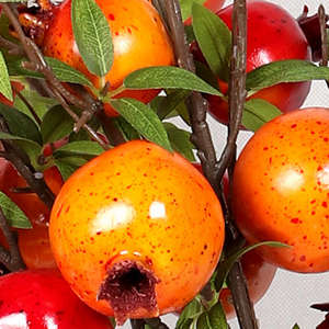 ZhiXia espuma 9 flores artificiales <span class=keywords><strong>Granada</strong></span> fruta ramas arreglo floral casa ventana mostrar artículos Decoración - Product Image 5