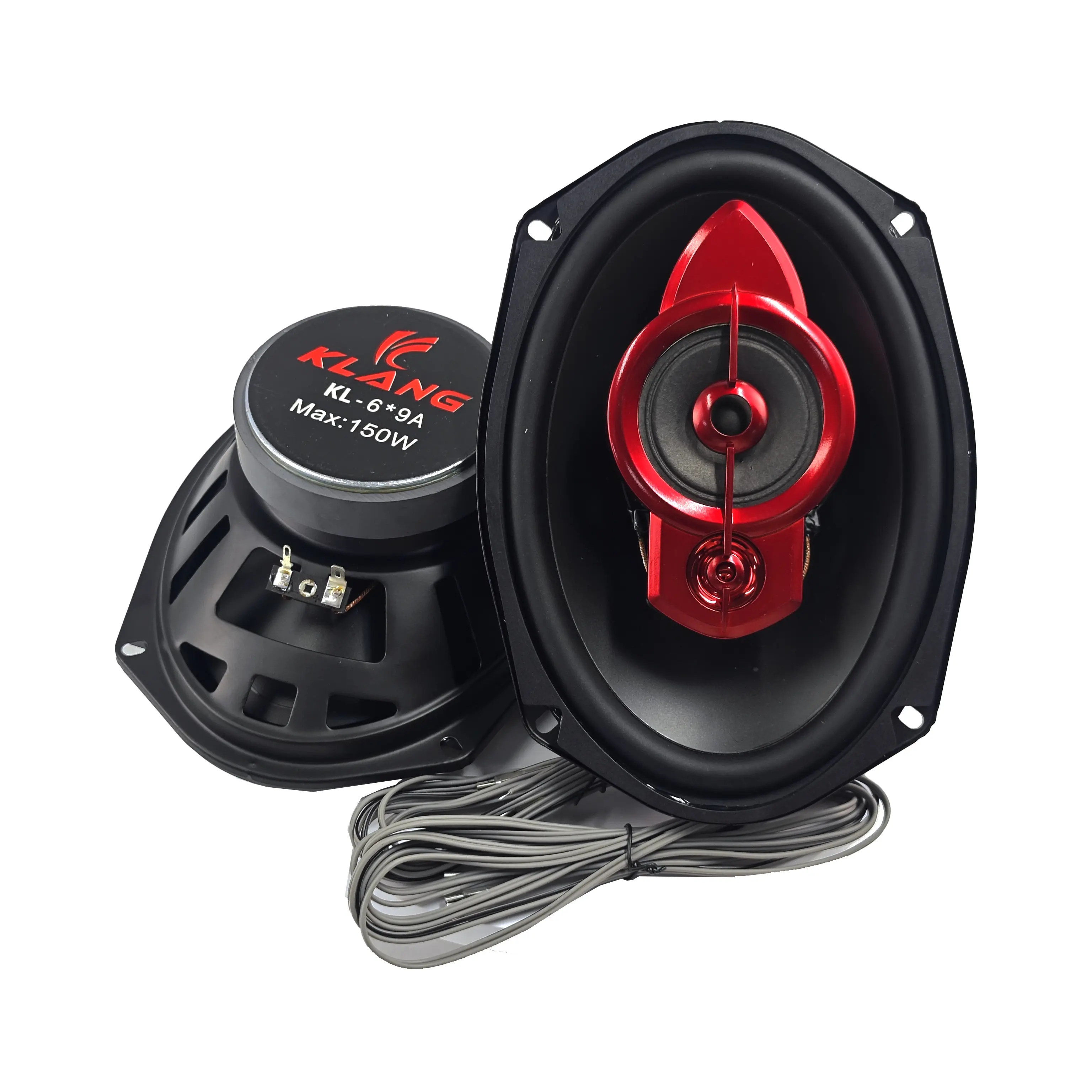 6*9 inci speaker koaksial Audio mobil Bass kuat suara keras jangkauan penuh 300W desain klakson puncak 12V model mobil tegangan digunakan