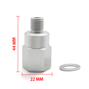Adaptador de temperatura del refrigerante de aluminio M12X1.5 a 18NPT, conector de motor para uso automotriz - Product Image 2