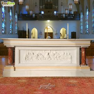 Doğal taş dini kilise mermer sunak satılık - Product Image 6