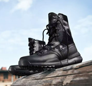 Botas de Desierto de Camuflaje CP Color Negro Caqui Personalizadas TSB42 - Product Image 4