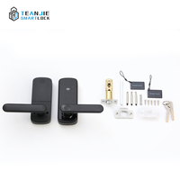 Serrure de porte intelligente biométrique TUYA avec contrôle par application WiFi à distance, carte de mot de passe, entrée sans clé, sécurité domestique