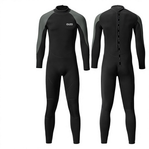 Traje de <span class=keywords><strong>Neopreno</strong></span> OUZO de 15 mm, Manga Larga, de una Pieza, para Buceo, Natación/Surf en <span class=keywords><strong>Invierno</strong></span>, Traje Térmico con Protección Solar para Hombre - Product Image 1