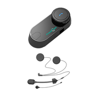 Intercom pour casque de moto TCOM-VB pour intercom 5.1, communication bidirectionnelle, 800 m, étanche IP65, plastique ABS, garantie 1 an