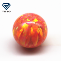 Perles rondes en opale synthétique multicolores 2-12 mm 92 OP # Perles d'Opale de Feu Blanches/Bleues 01-OP92, Pierres Précieuses en Vrac, Perles à Trou Complet/Demi-Trou, Opale