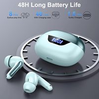Huien Écouteurs sans fil Bluetooth 5.3 Casque HiFi Stéréo Écouteurs Android avec 4 ENC Micro Casque antibruit