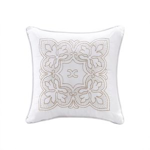 Ensemble de 6 housses de lit réversibles en tissu blanc matelassé, style simple pour la maison - Product Image 4