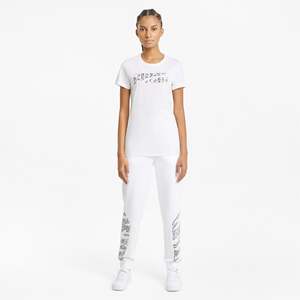 เสื้อยืดพูม่า ดอนน่าสีขาว 585736 เสื้อผ้าลำลองสำหรับผู้หญิง - Product Image 2