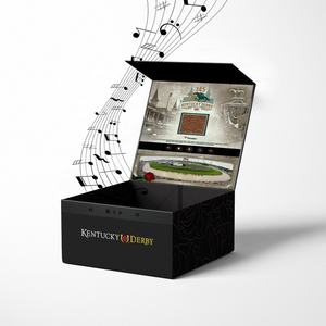 Vente en gros de boîtes à musique Avenger personnalisées étanches haut de gamme pour gaufrage musique et papier cartonné design à manivelle pour cadeaux - Product Image 5