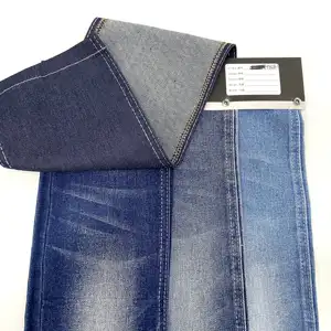 11.3 Oz Stretch Denim Fabric Factory Roll Of Jeans Fabric Good Quality In Stock Jeans Import 9702R-1