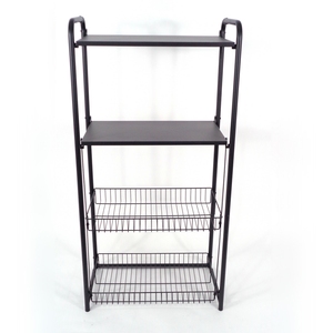 Fruit Racks Vegetable Stands Wire Gird Basket Customized Retail Store Easy Assemble Tier Home Use Kitchen Storage Shelf