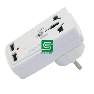 Power Adapter Plug UK to Europe Travel Adapter