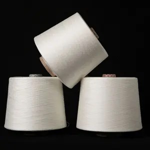 Spun Polyester Yarn 100% Polyester Recycled Spun Yarn For Spinning Polyester Yarn 30S/1 For Knitting socks
