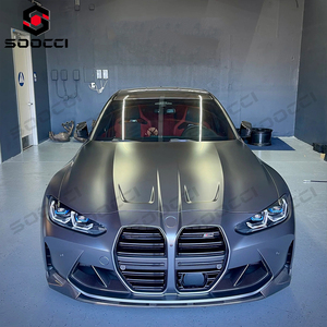 Kuru karbon Fiber MP stil ön dudak BMW G80 G81 M3 G82 G83 M4 ön tampon çene Spoiler difüzör M performans Splitter - Product Image 6