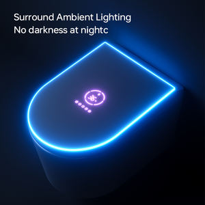 <span class=keywords><strong>WC</strong></span> intelligent suspendu BF avec bidet électrique intégré, gain de place, fixation murale, chasse d'eau automatique, pour salle de bain - Product Image 5