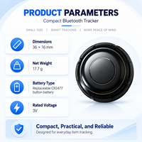 TAG Mini Traceur Intelligent Magnétique Puissant Bluetooth Localisateur Suivi en Temps Réel Appareil Compact Étanche