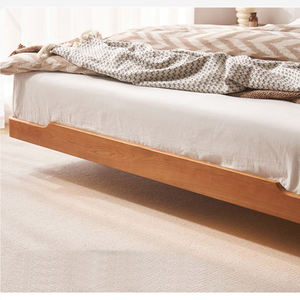 Tatami de madera sólida sin cabecero, cama suspendida moderna de estilo nórdico, marco de cama baja de madera dura - Product Image 6