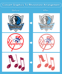 Camiseta con transferencia de diamantes de imitación Camiseta con diamantes de imitación Hotfix personalizados para transferencia - Product Image 2